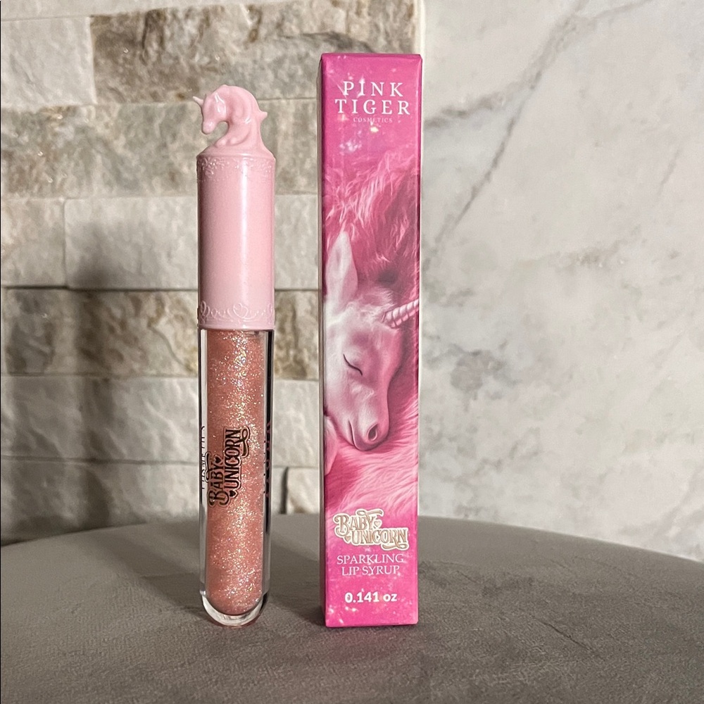 Pink Tiger Baby Unicorn Sparkling Lip Plumping Syrup